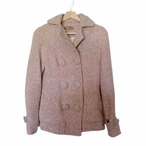 Le Monta Pastel Pink Marled Peacoat US 2​​​​​​​​​​​​​​​​​​​​​​​​​​​​